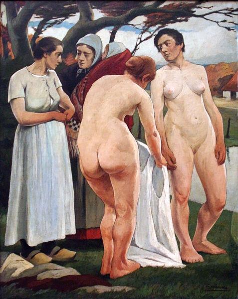 Eugene Laermans Women Bathing oil painting image